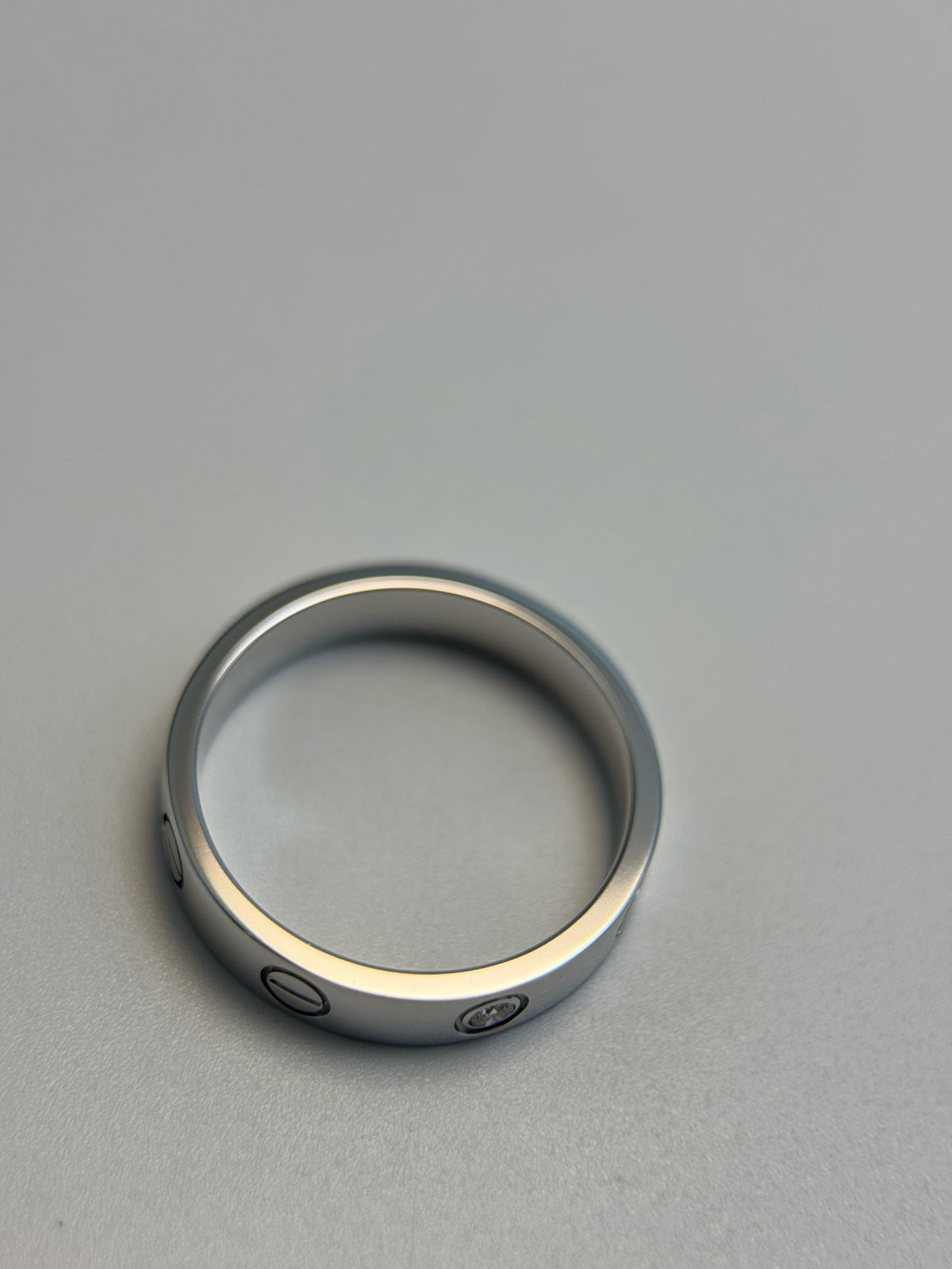 Cartier - Love Solitaire - White gold - Silver - (51)