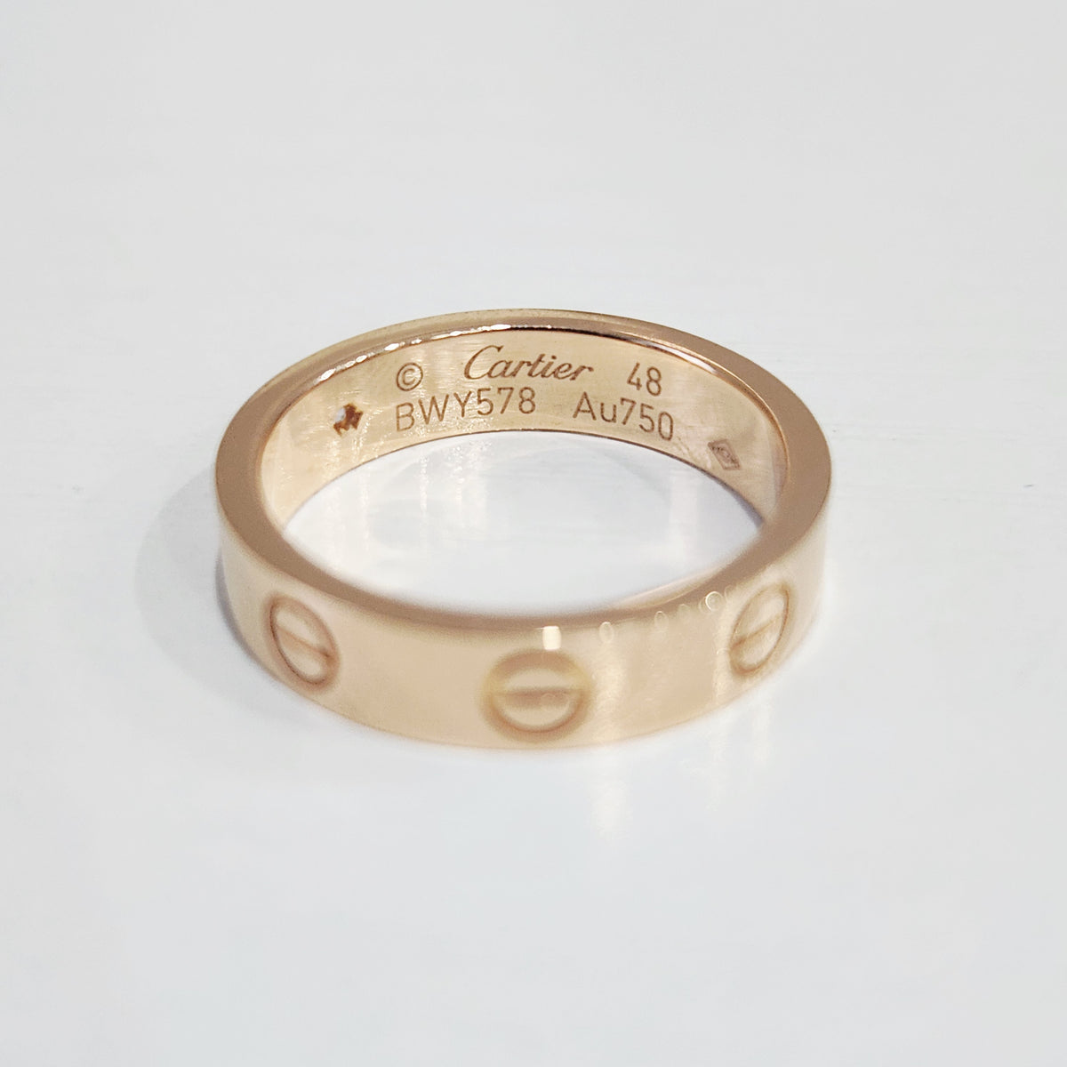 Cartier - LOVE Wedding Band - 18K rose gold with a diamond - Pink - (48)
