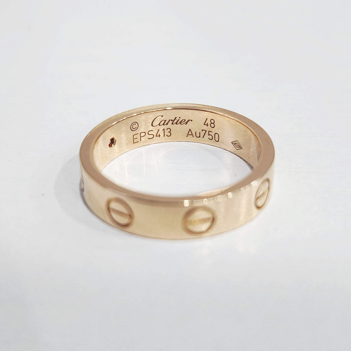 Cartier - LOVE Wedding Band - 18K rose gold with one diamond. - Gold - (48)
