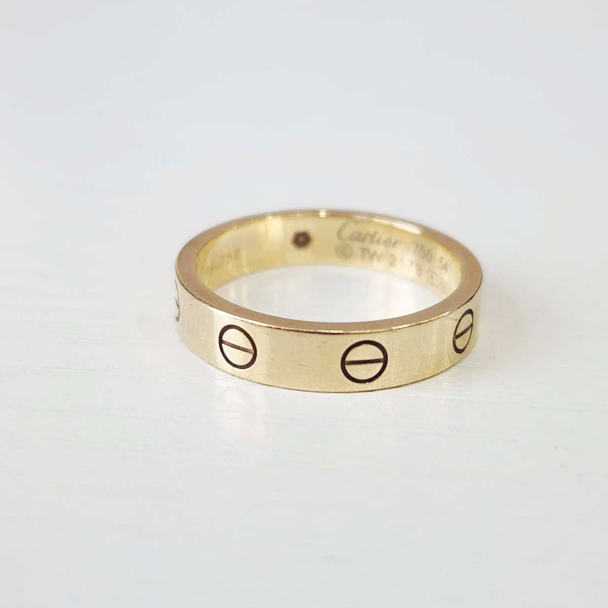 Cartier - LOVE Wedding Band 54 - 18K yellow gold with one diamond - Gold - (54)