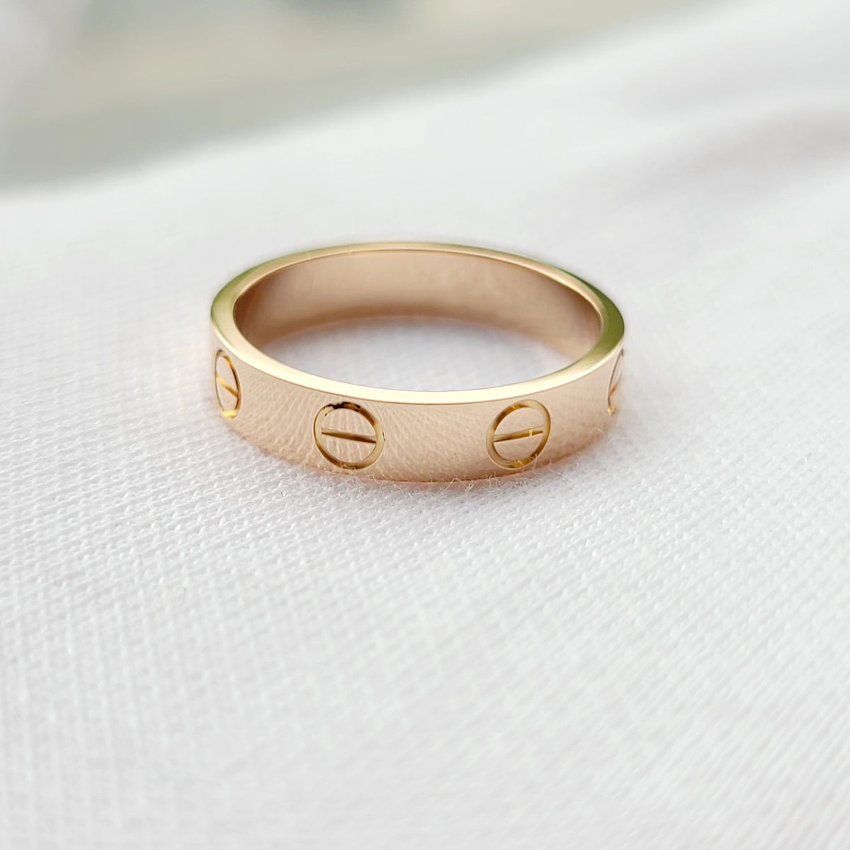 Cartier - LOVE Wedding Band Narrow - 18K rose gold - Gold - (50)