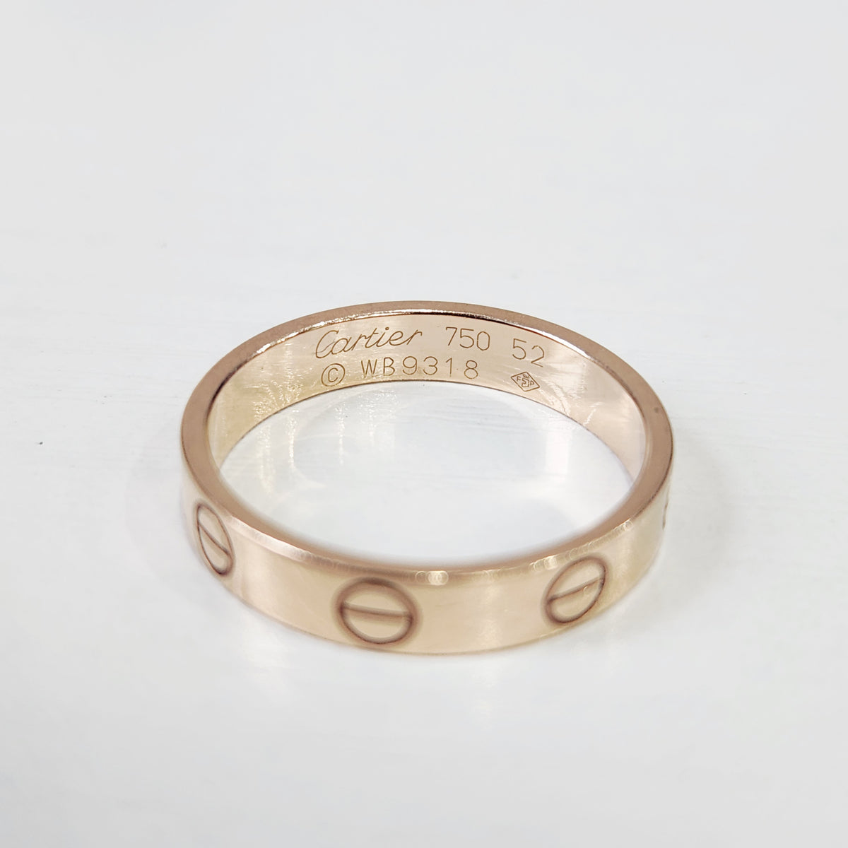 Cartier - LOVE Wedding Band Narrow - 18K rose gold - Pink - (52)