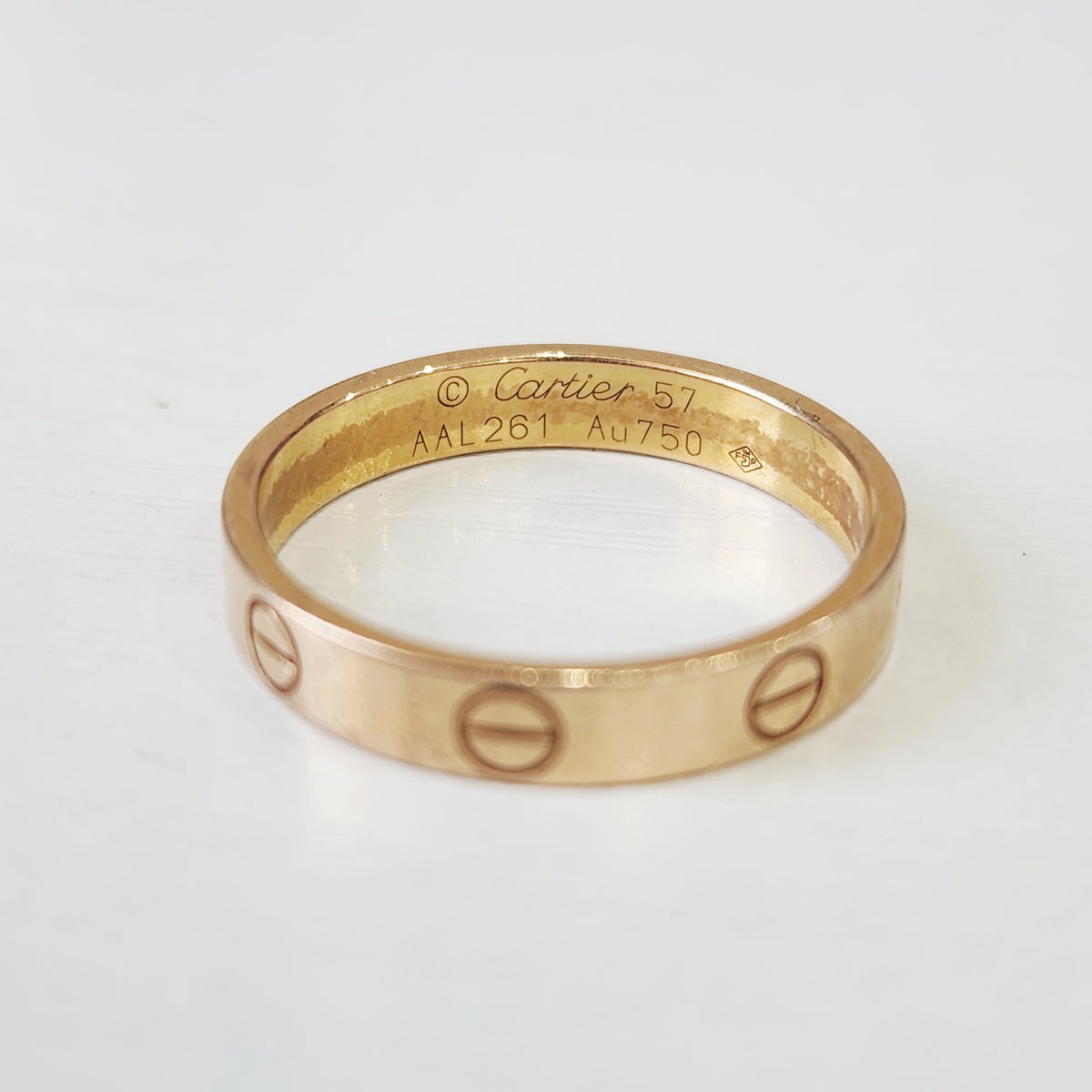 Cartier - LOVE Wedding Band Narrow - 18K rose gold - Pink - (57)