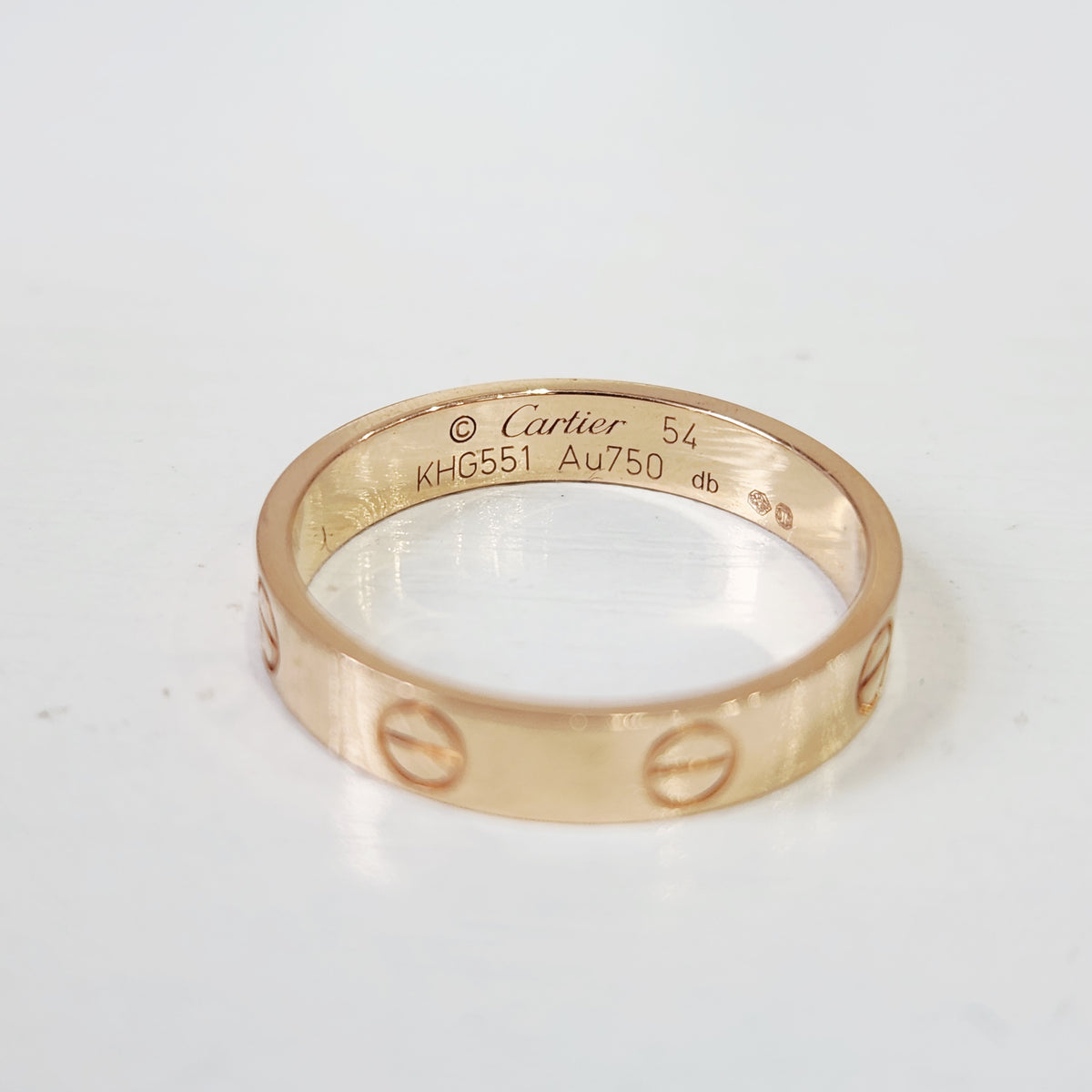Cartier - LOVE Wedding Band Narrow Version - 18K rose gold - Pink - (54)