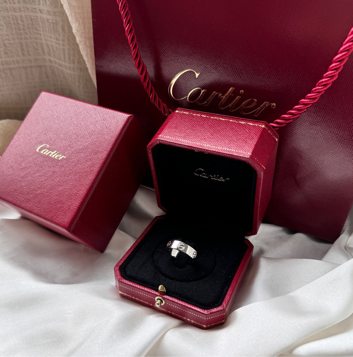Cartier - Love - White gold - Silver - (55)