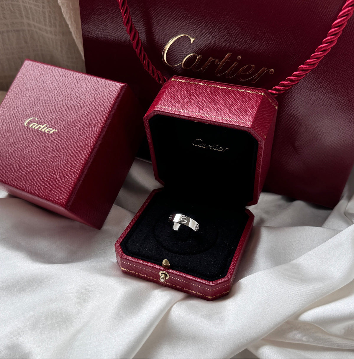 Cartier - Love - White gold - Silver - (55)
