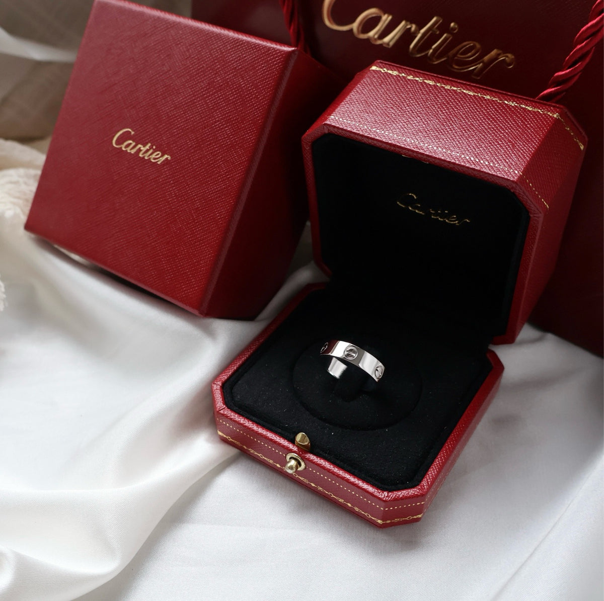 Cartier - Love - White gold - Silver - (58)