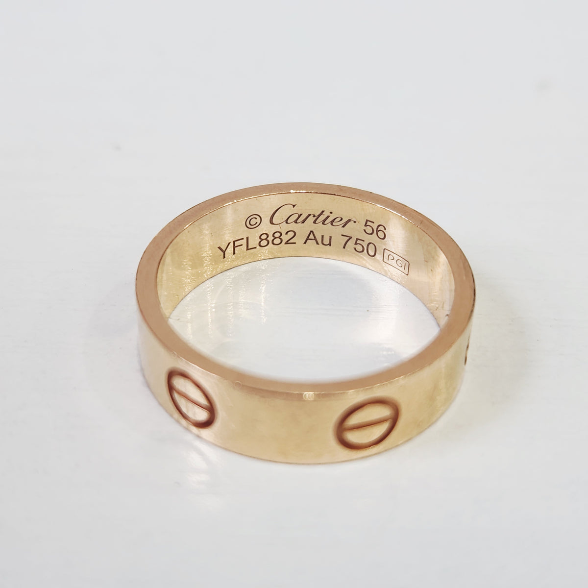 Cartier - LOVE Wide - 18K rose gold - Gold - (56)