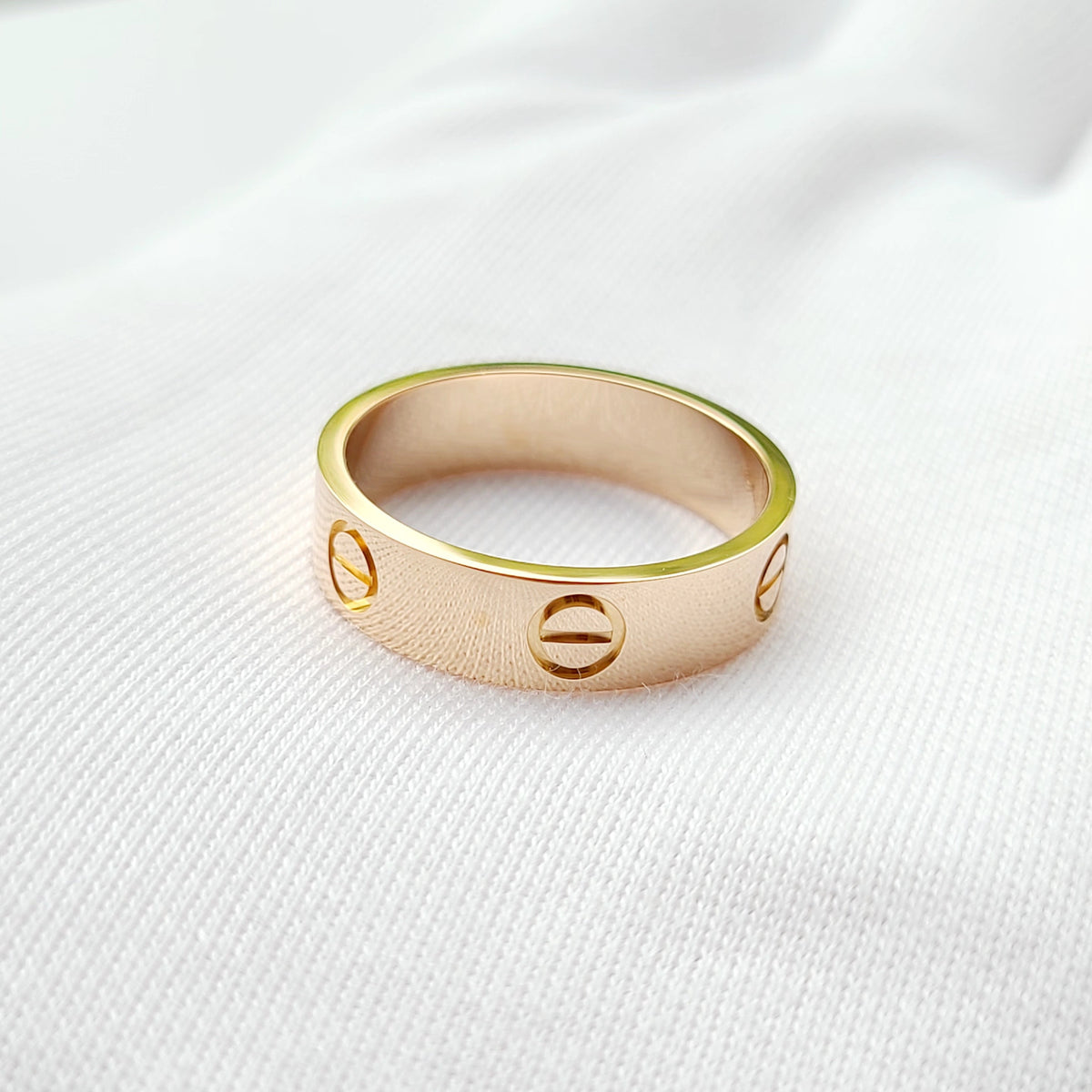 Cartier - LOVE Wide Ring - 18K rose gold - Pink - (50)
