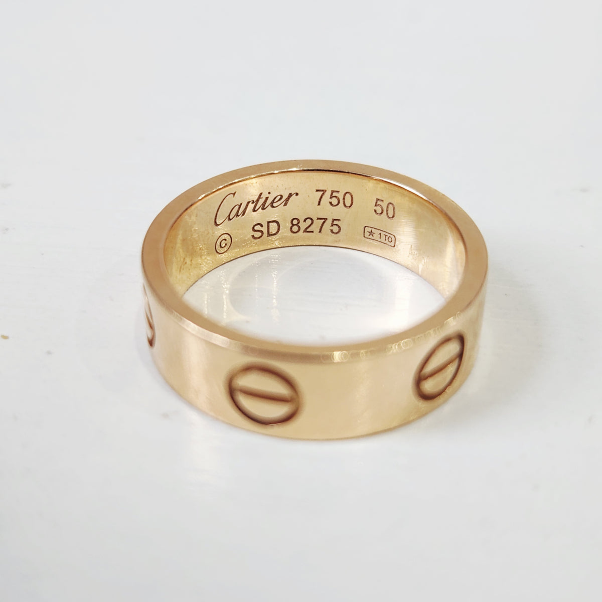 Cartier - LOVE Wide Ring - 18K rose gold - Pink - (50)