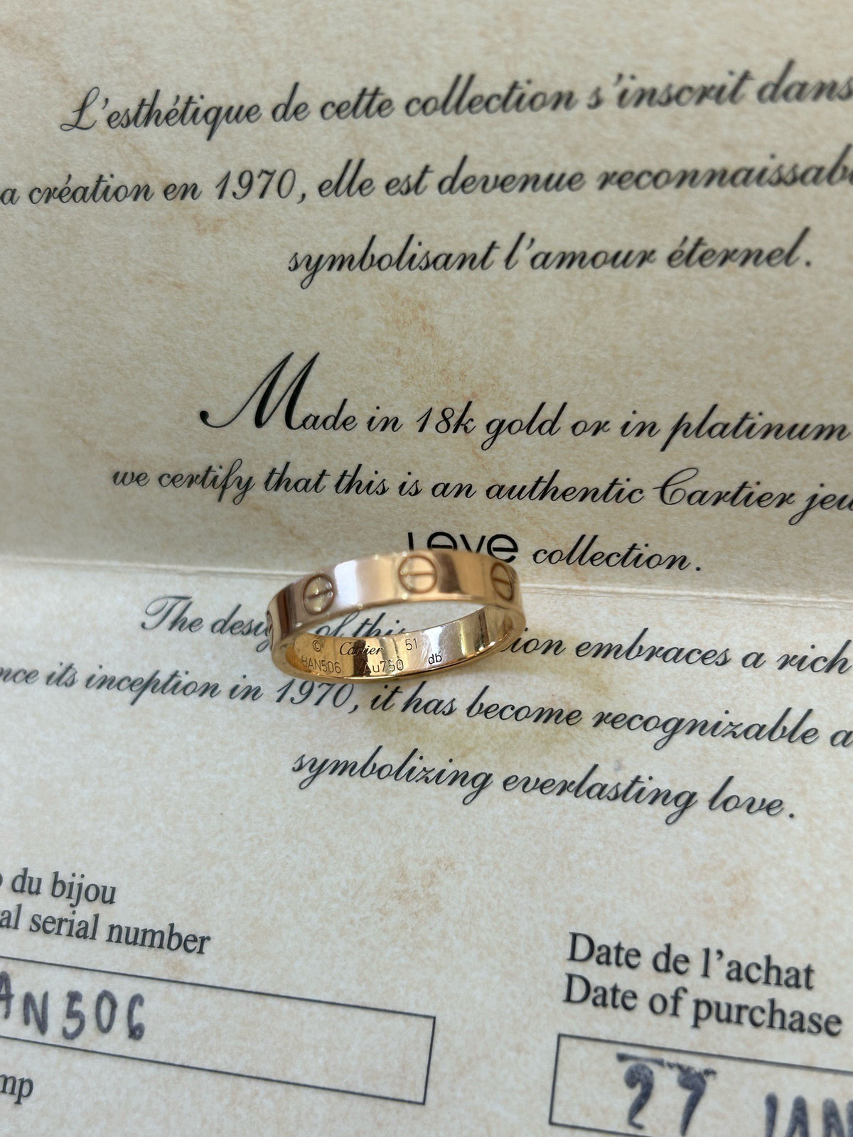 Cartier - Love - Yellow gold - Gold - (51)