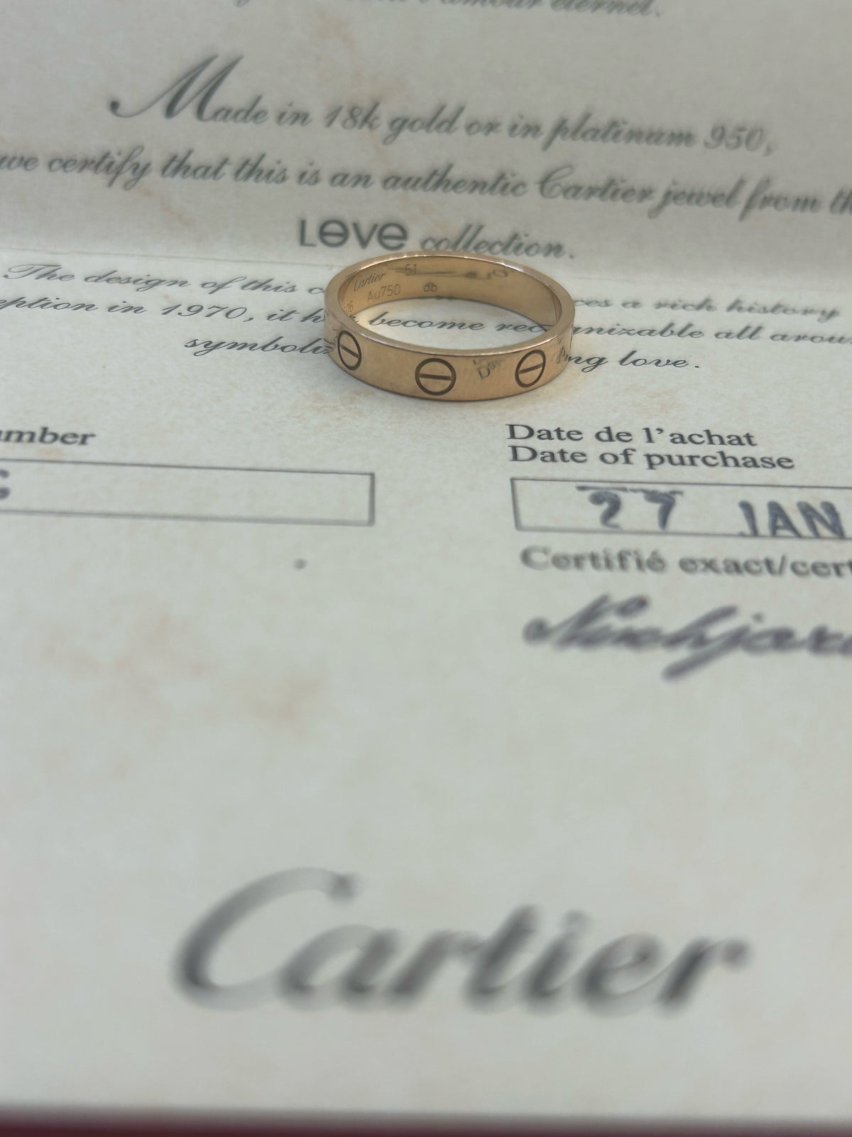 Cartier - Love - Yellow gold - Gold - (51)