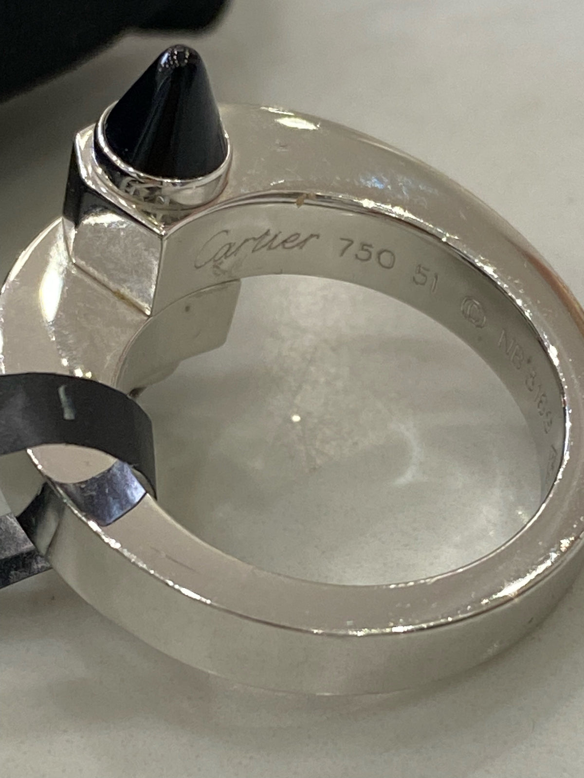 Cartier - Parentesi Menottes - 18k white gold with black onyx accents - Silver - (51)