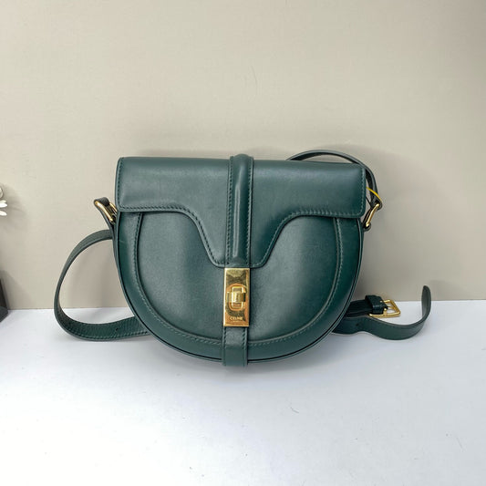Celine - 16 Besace - Leather - Green - (small)