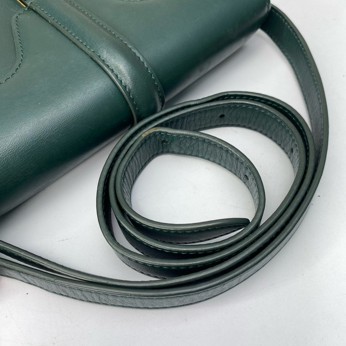Celine - 16 Besace - Leather - Green - (small)