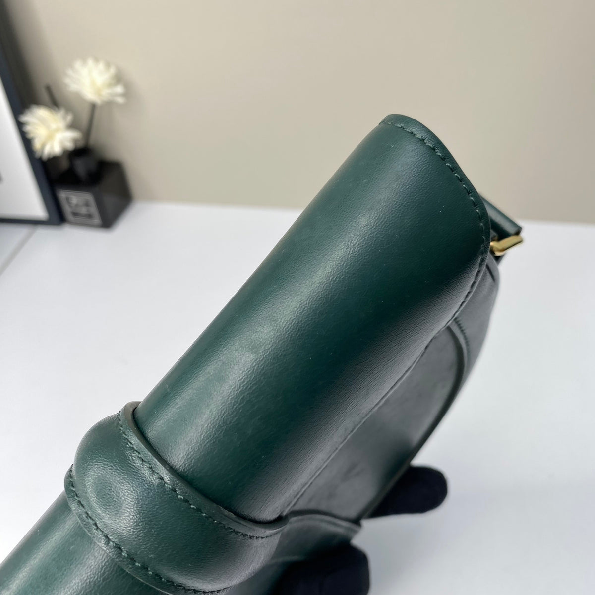 Celine - 16 Besace - Leather - Green - (small)