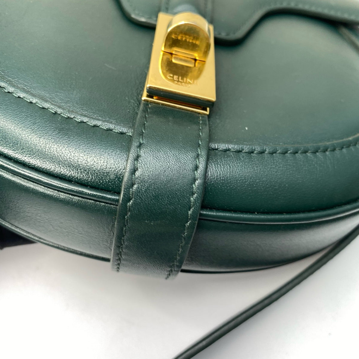 Celine - 16 Besace - Leather - Green - (small)