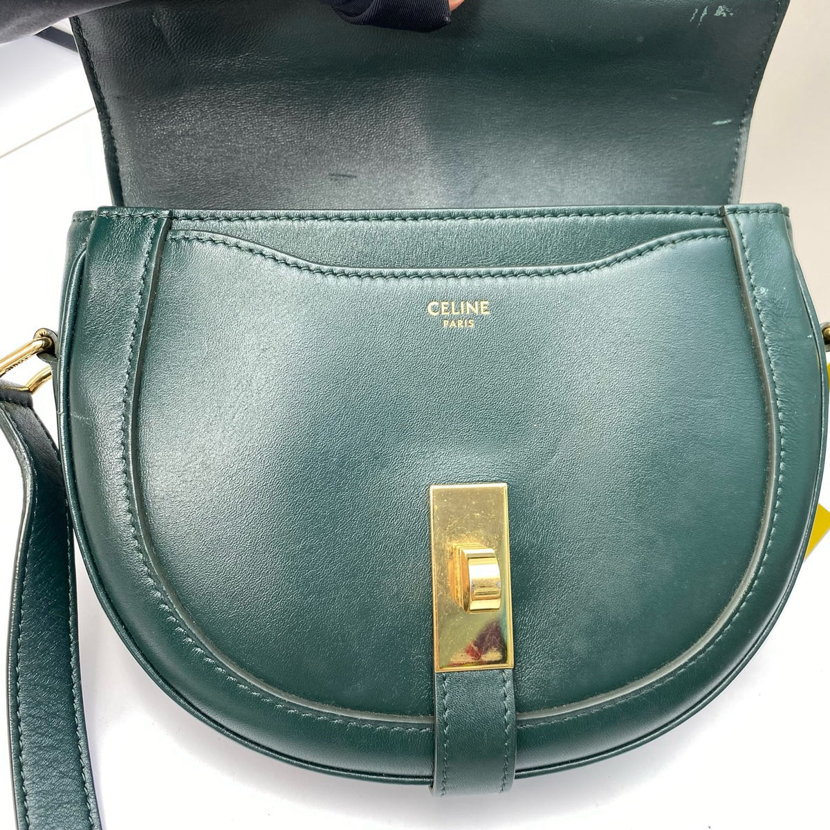 Celine - 16 Besace - Leather - Green - (small)