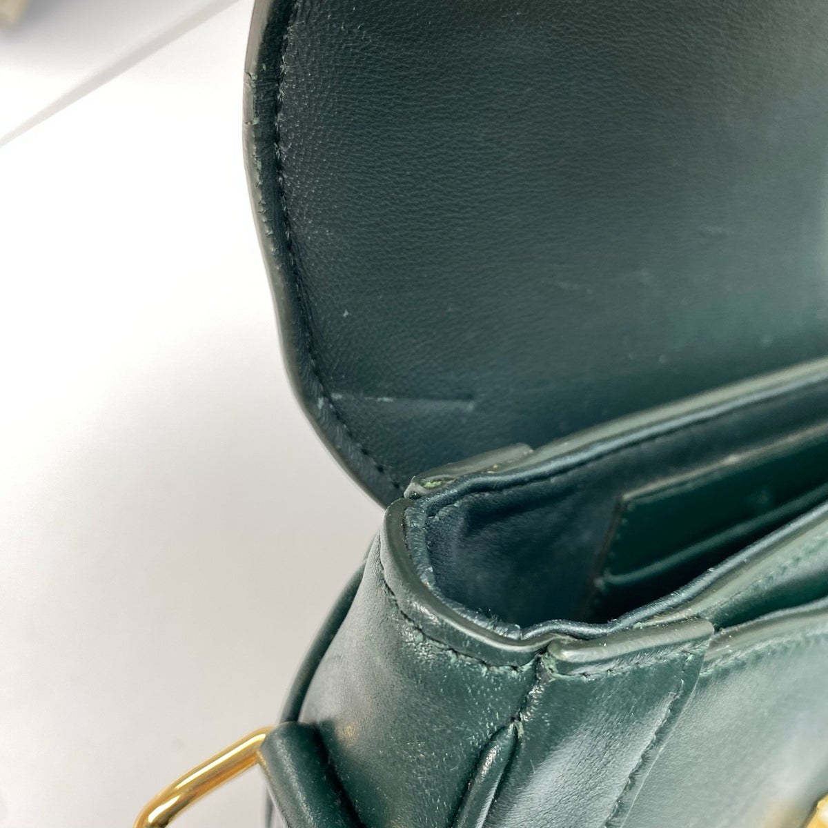Celine - 16 Besace - Leather - Green - (small)