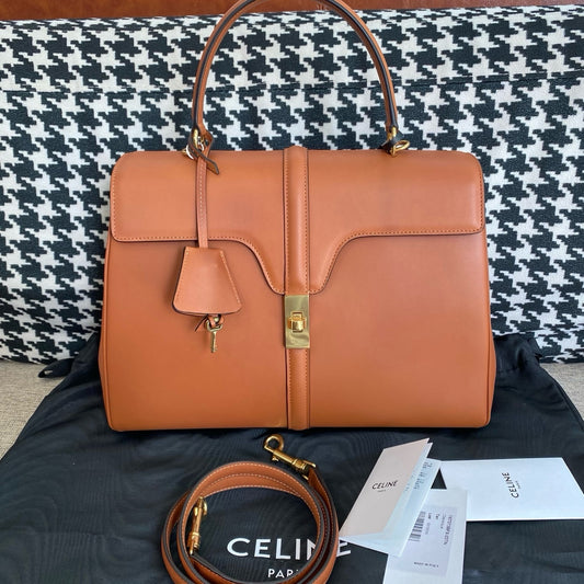 Celine - 16 - Leather - Brown - (Medium)