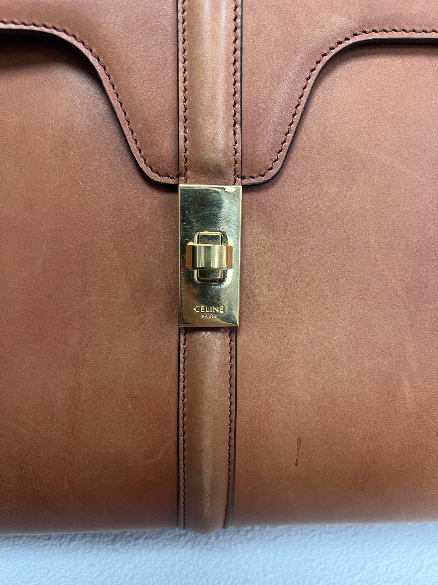 Celine - 16 - Leather - Brown - (medium)