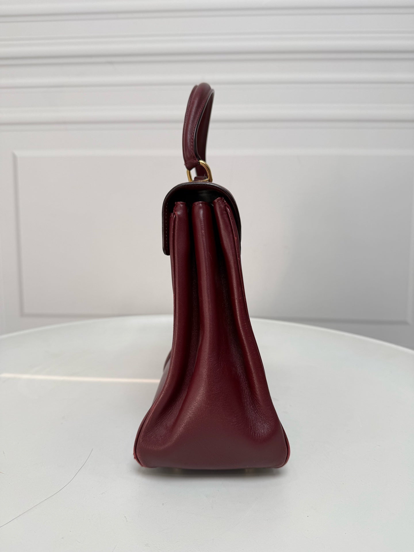 Celine - 16 - Leather - Burgundy - (medium)