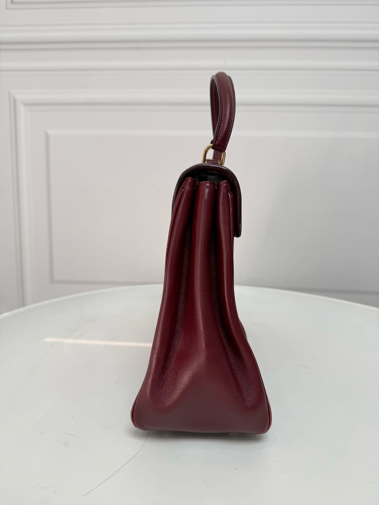 Celine - 16 - Leather - Burgundy - (medium)