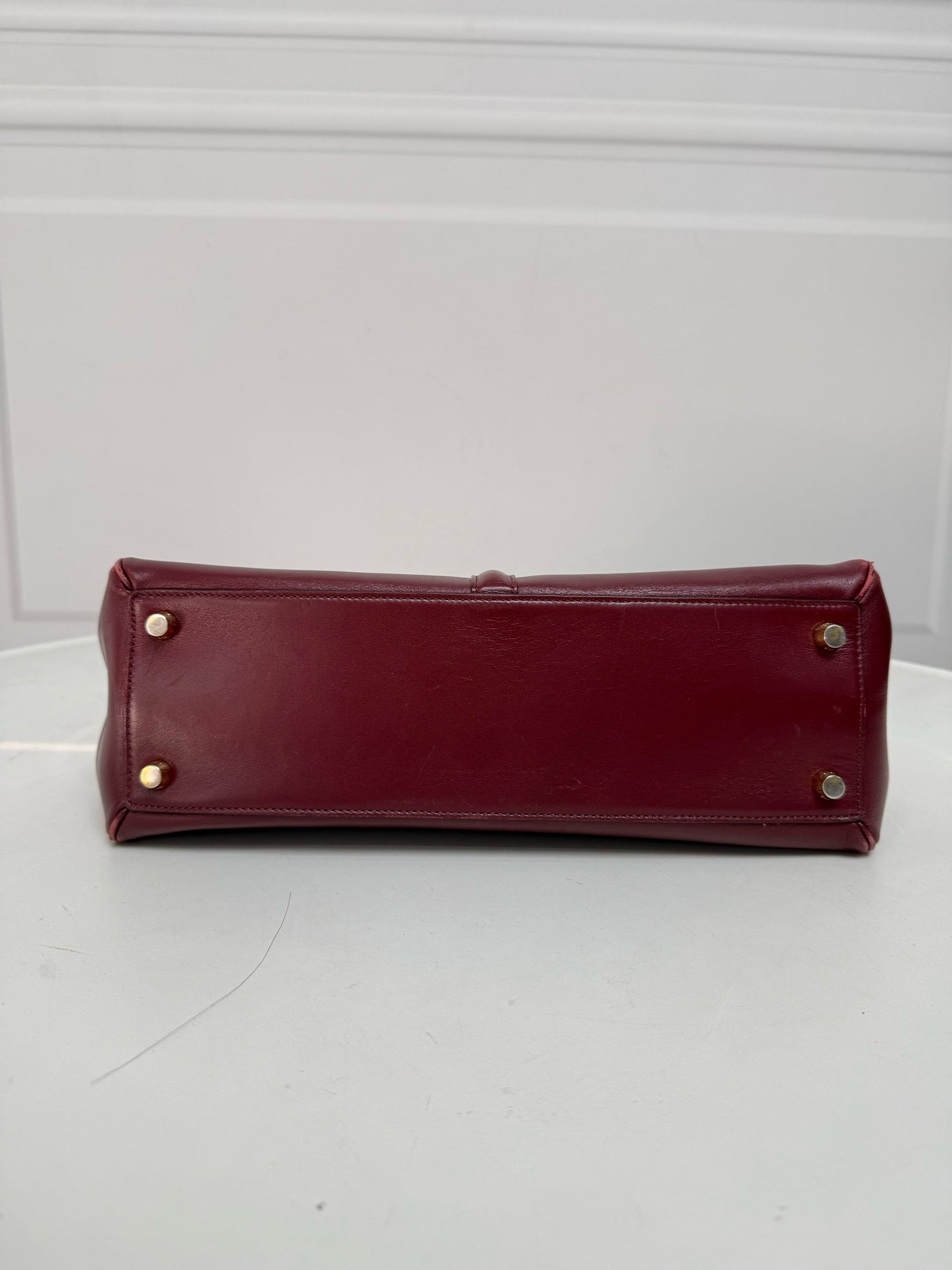 Celine - 16 - Leather - Burgundy - (medium)