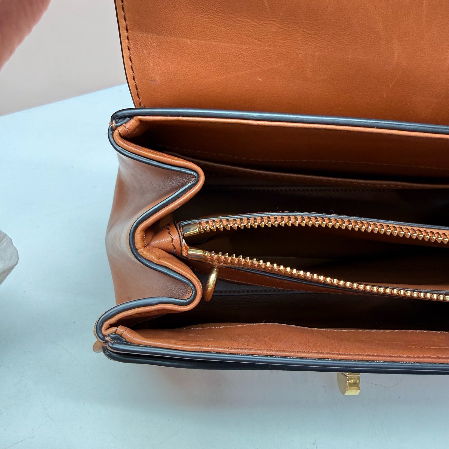 Celine - 16 - Leather - Camel - (small)