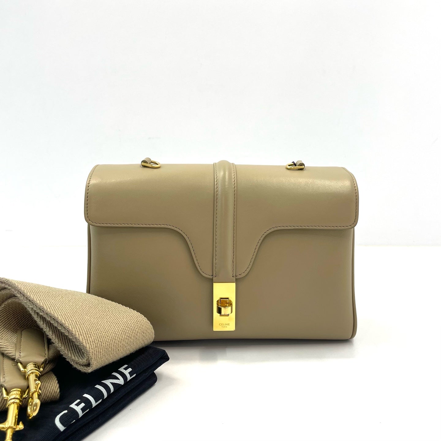 Celine - 16 Teen Soft - Leather - Beige - (mini)