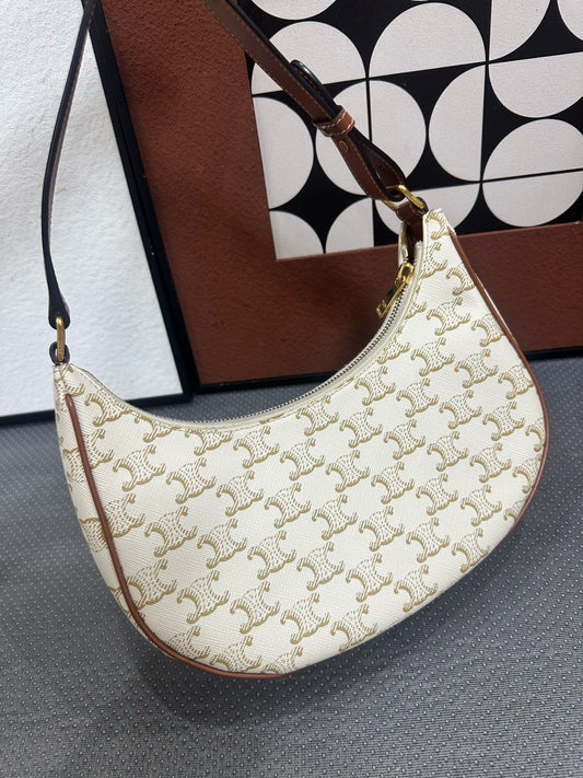 Celine - AVA Bag - Synthetic - Beige - (Small)
