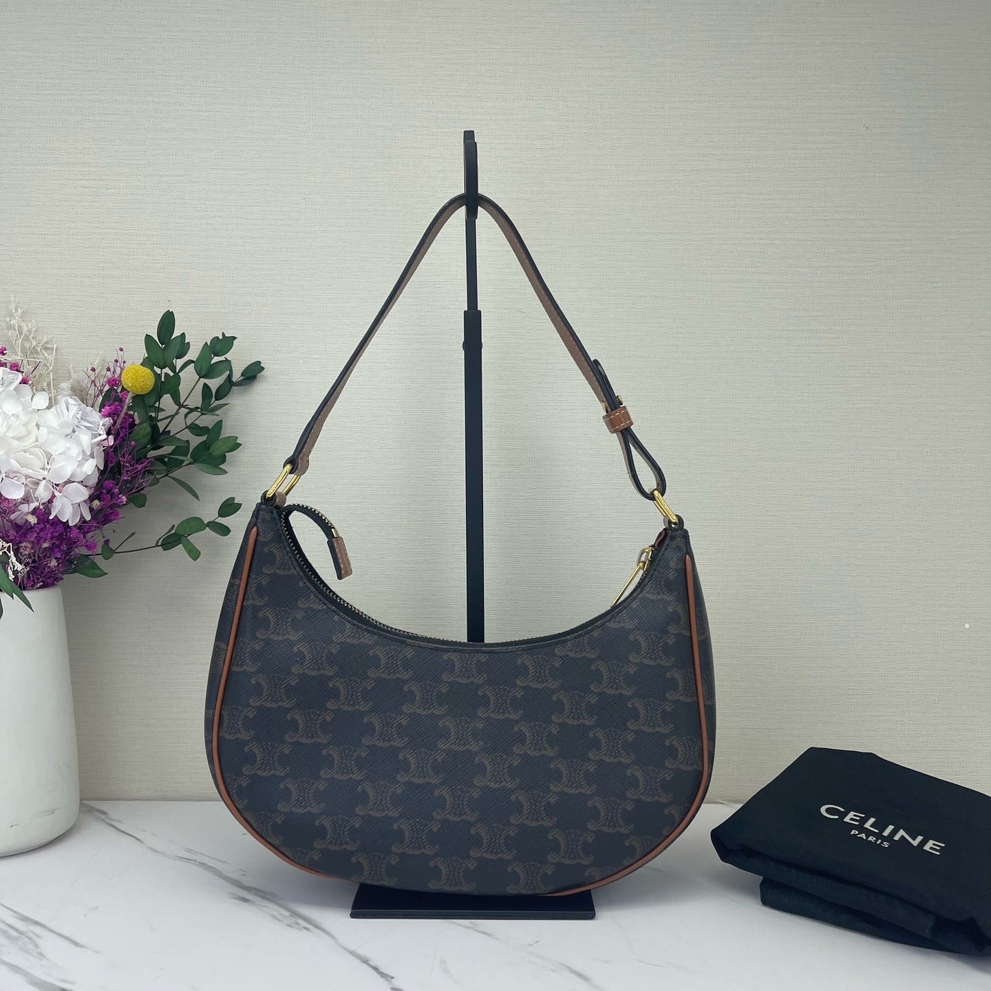Celine - AVA - Leather - Brown - (Small)