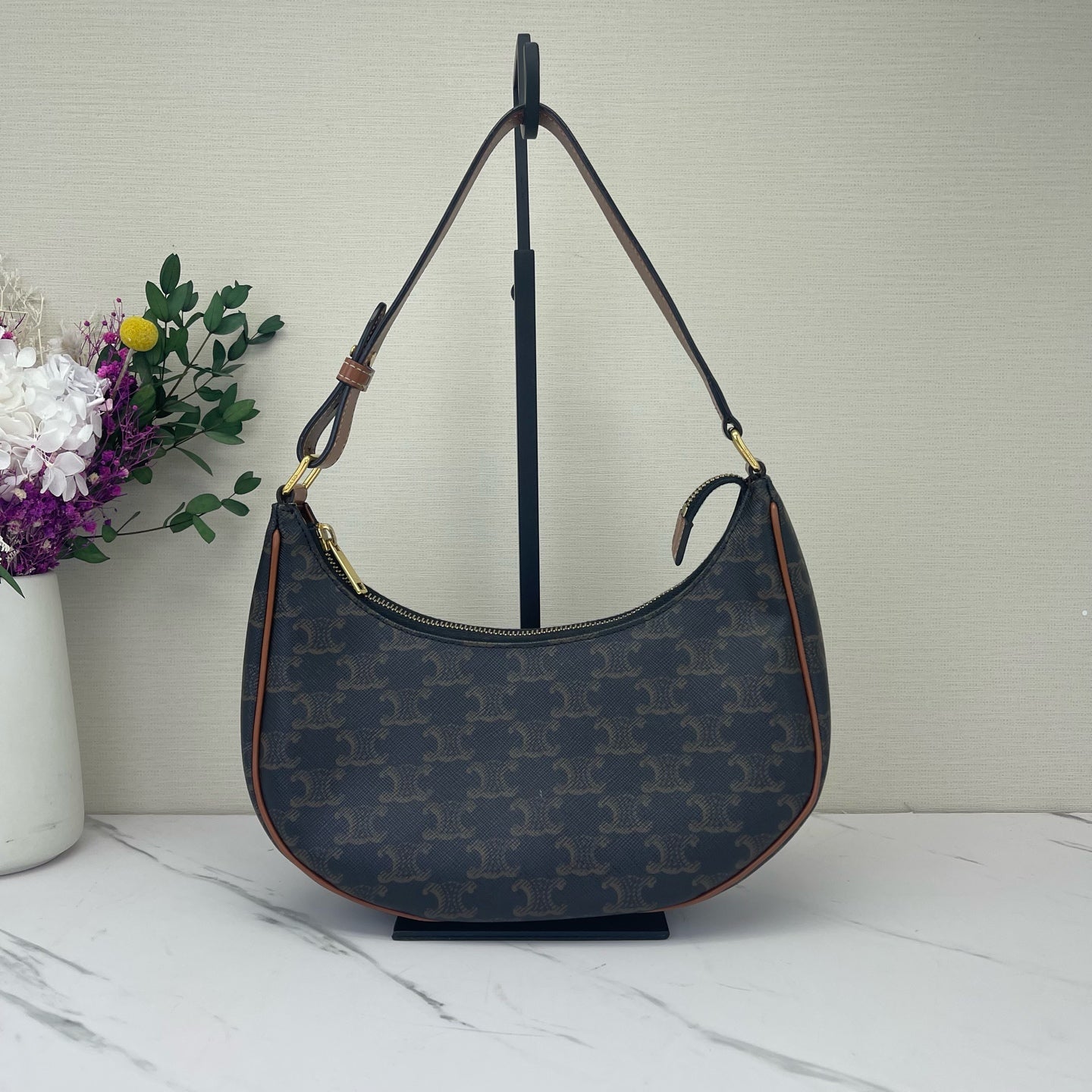 Celine - AVA - Leather - Brown - (Small)