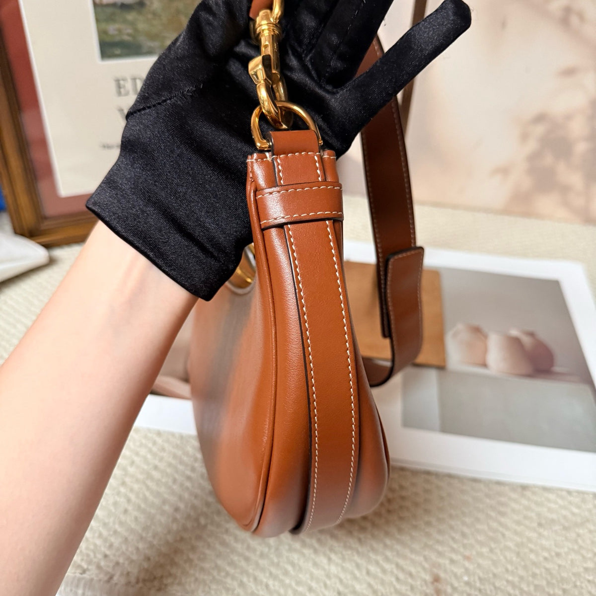 Celine - Ava - Leather - Brown - (small)