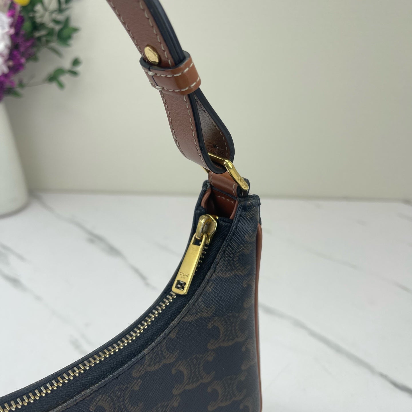 Celine - AVA - Leather - Brown - (small)