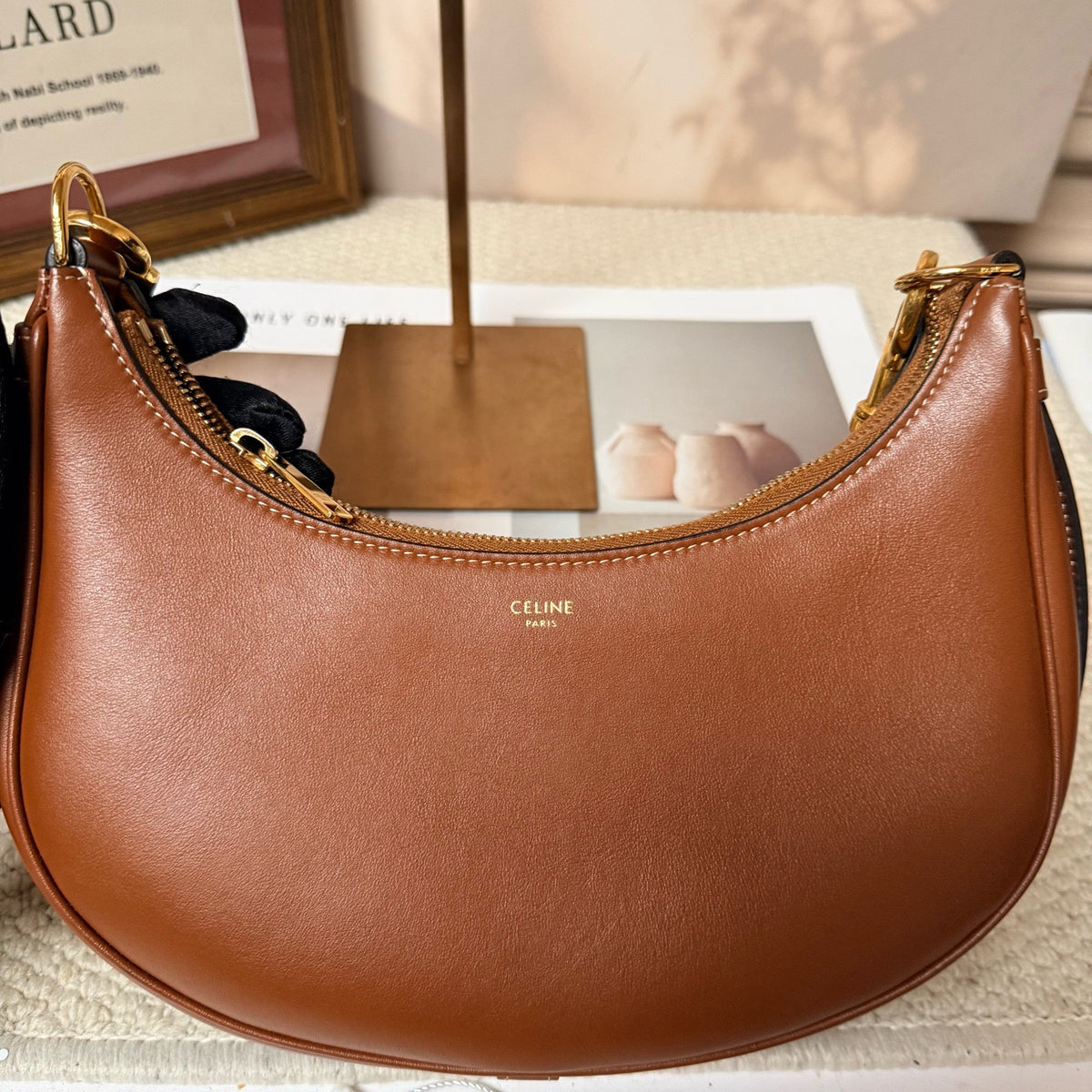 Celine - Ava - Leather - Brown - (small)