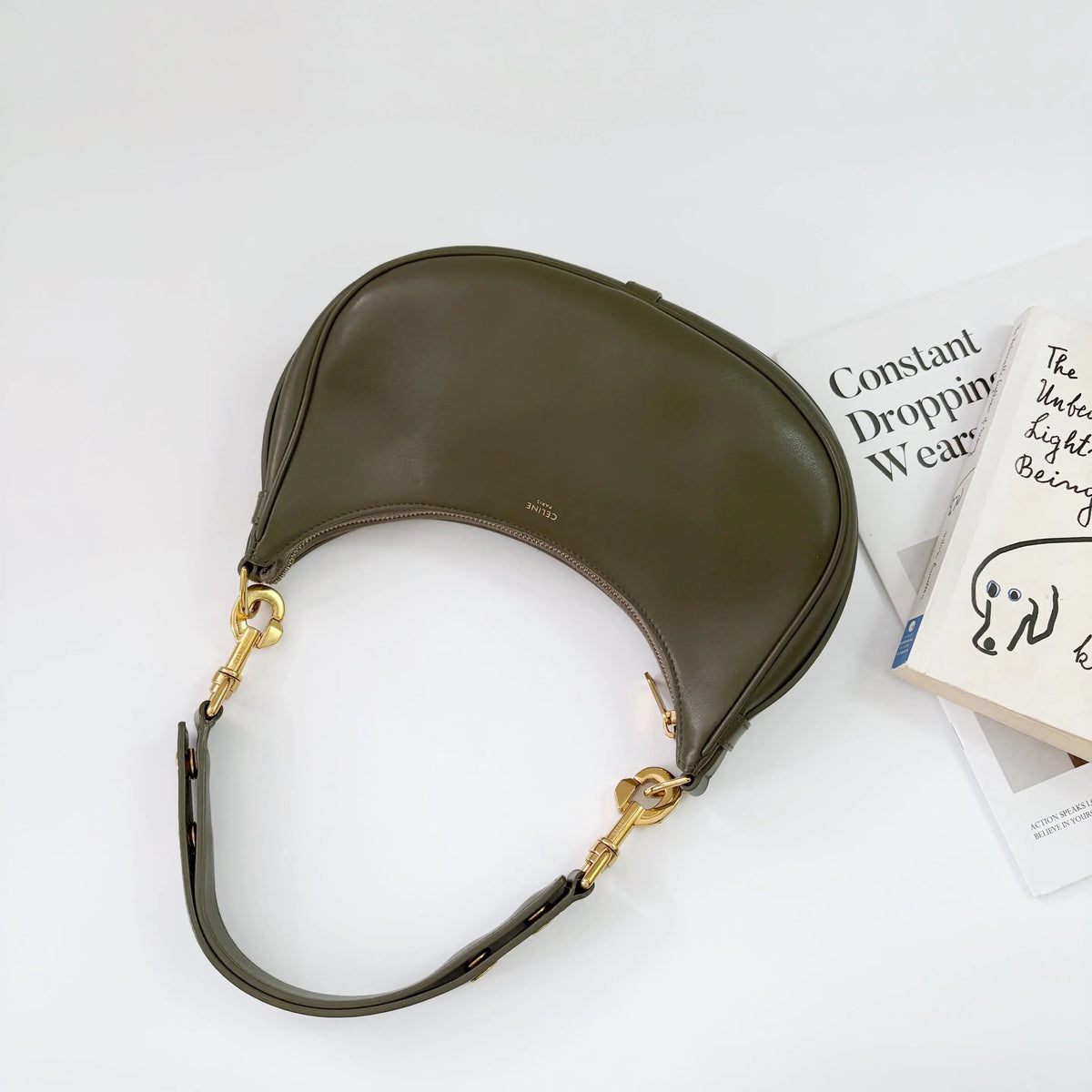 Celine - Ava - Leather - Green - (small)