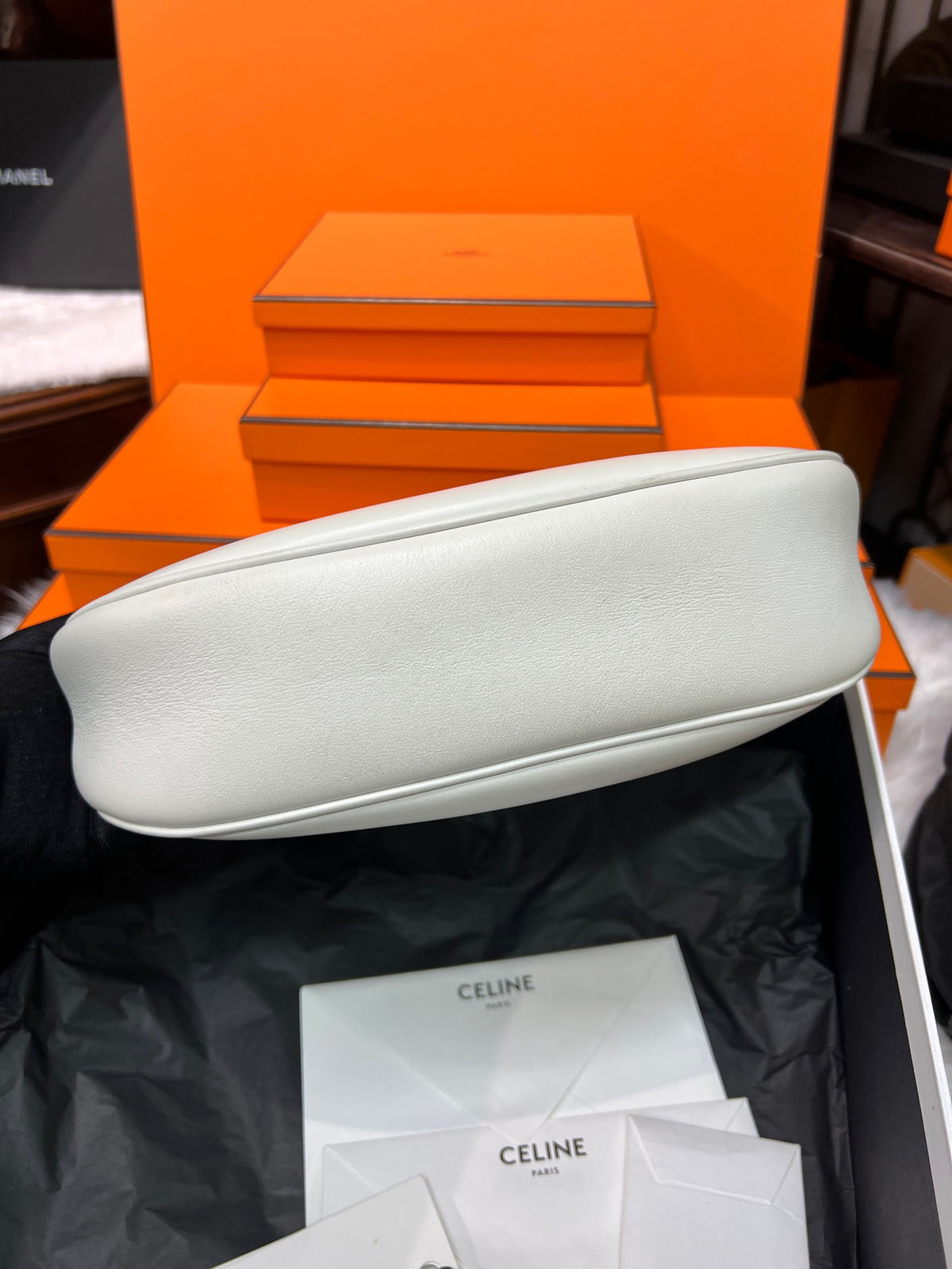 Celine - Ava Medium - Leather - White - (medium)