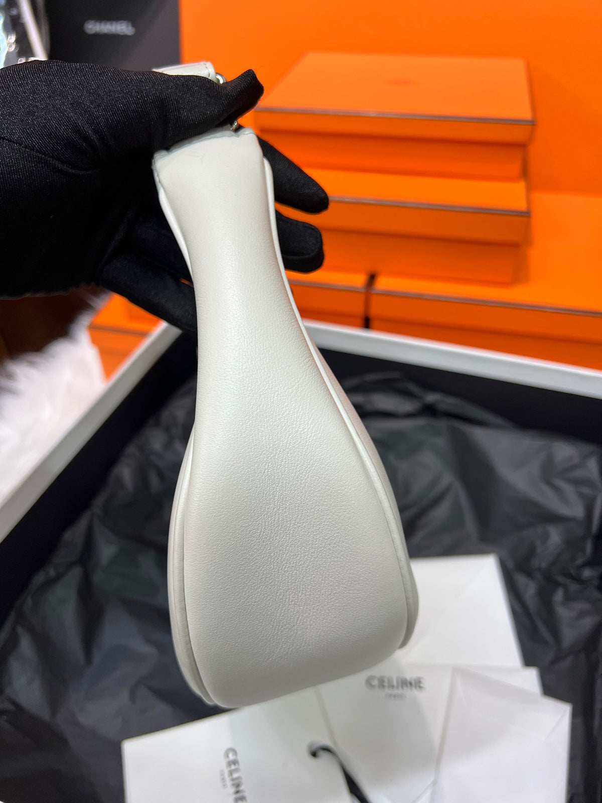 Celine - Ava Medium - Leather - White - (medium)
