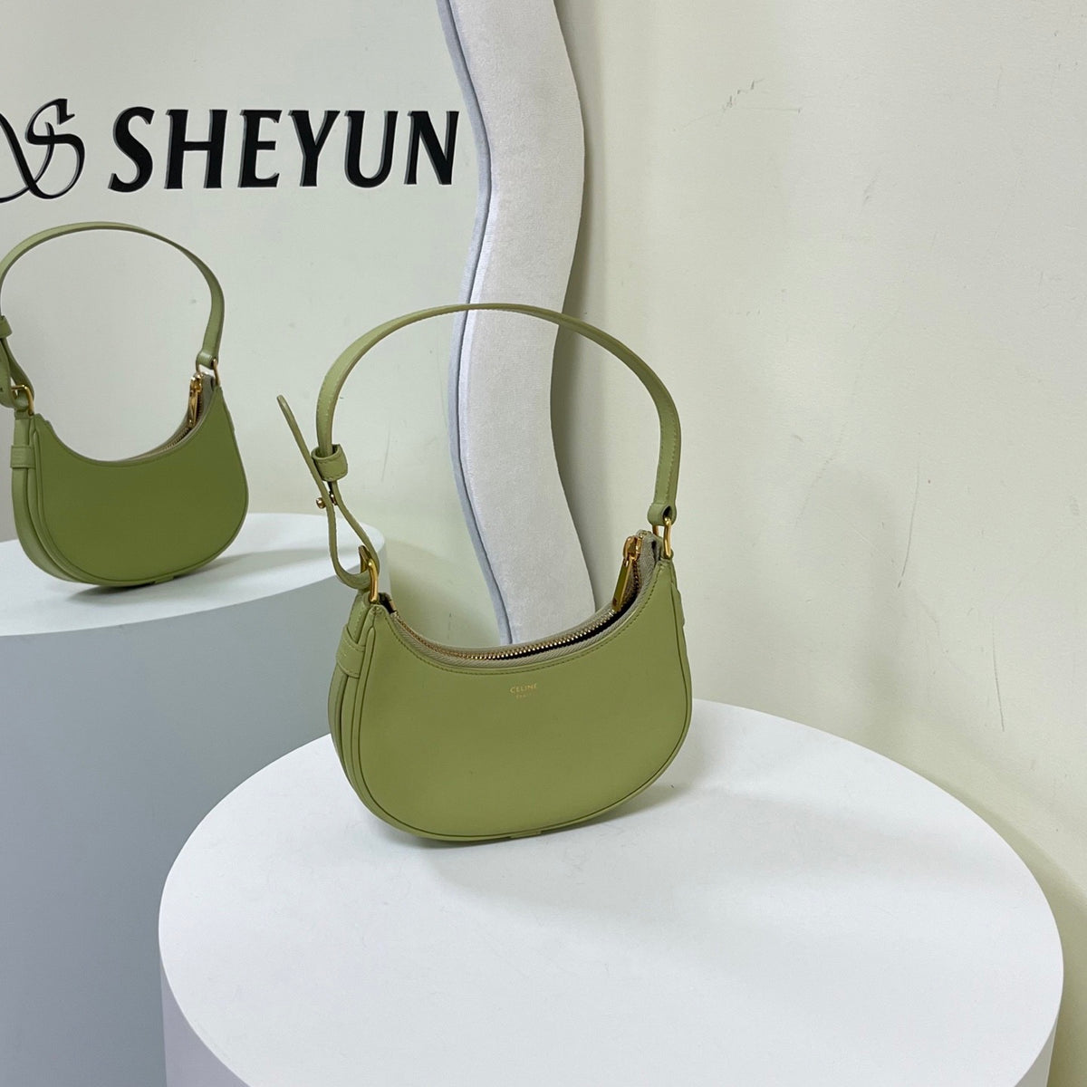 Celine - Ava Mini - Leather - Green - (mini)