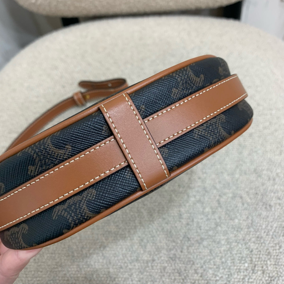 Celine - Ava Moon Bag - Synthetic - Brown - (mini)
