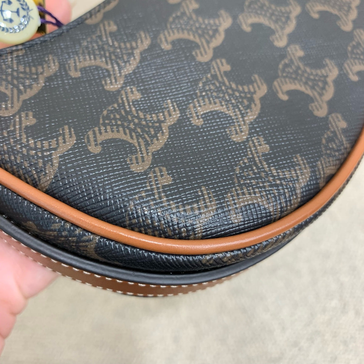 Celine - Ava Moon Bag - Synthetic - Brown - (mini)