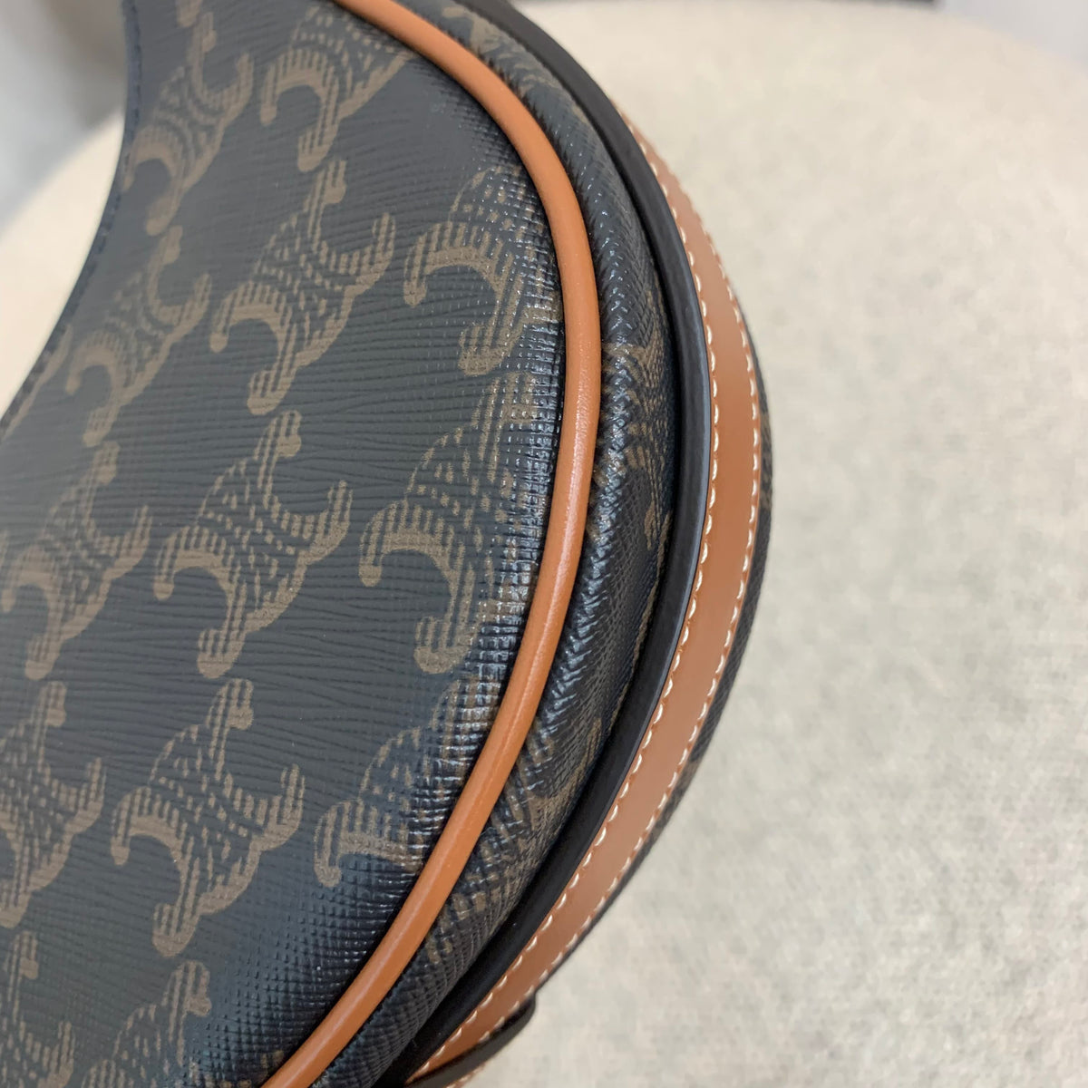 Celine - Ava Moon Bag - Synthetic - Brown - (mini)