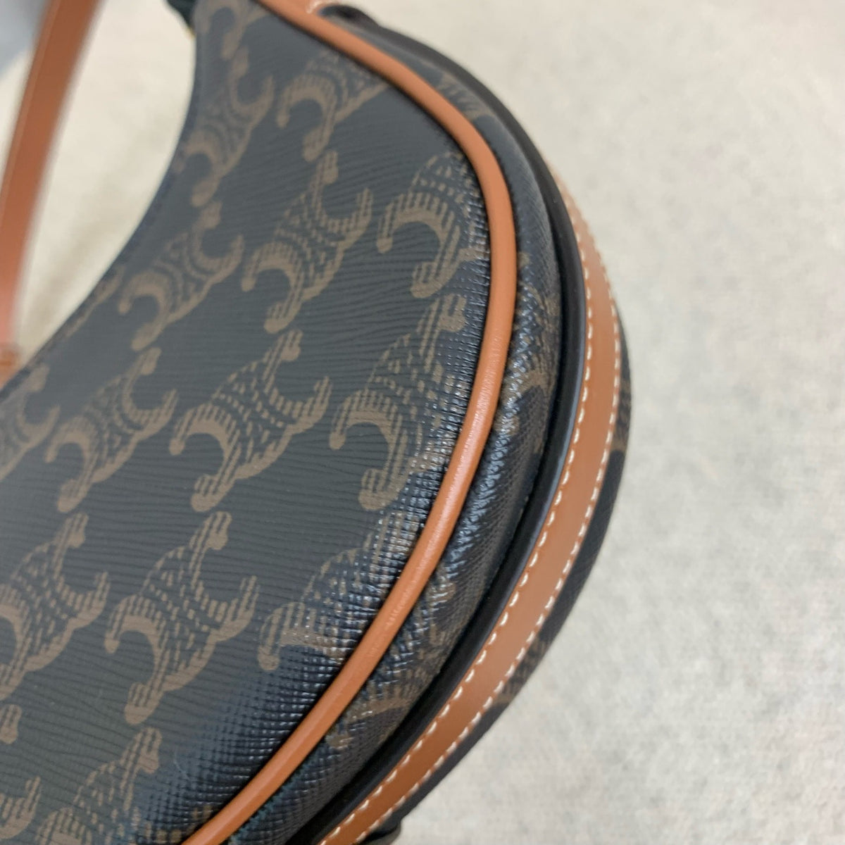 Celine - Ava Moon Bag - Synthetic - Brown - (mini)