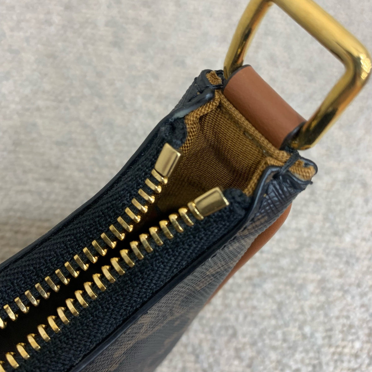 Celine - Ava Moon Bag - Synthetic - Brown - (mini)
