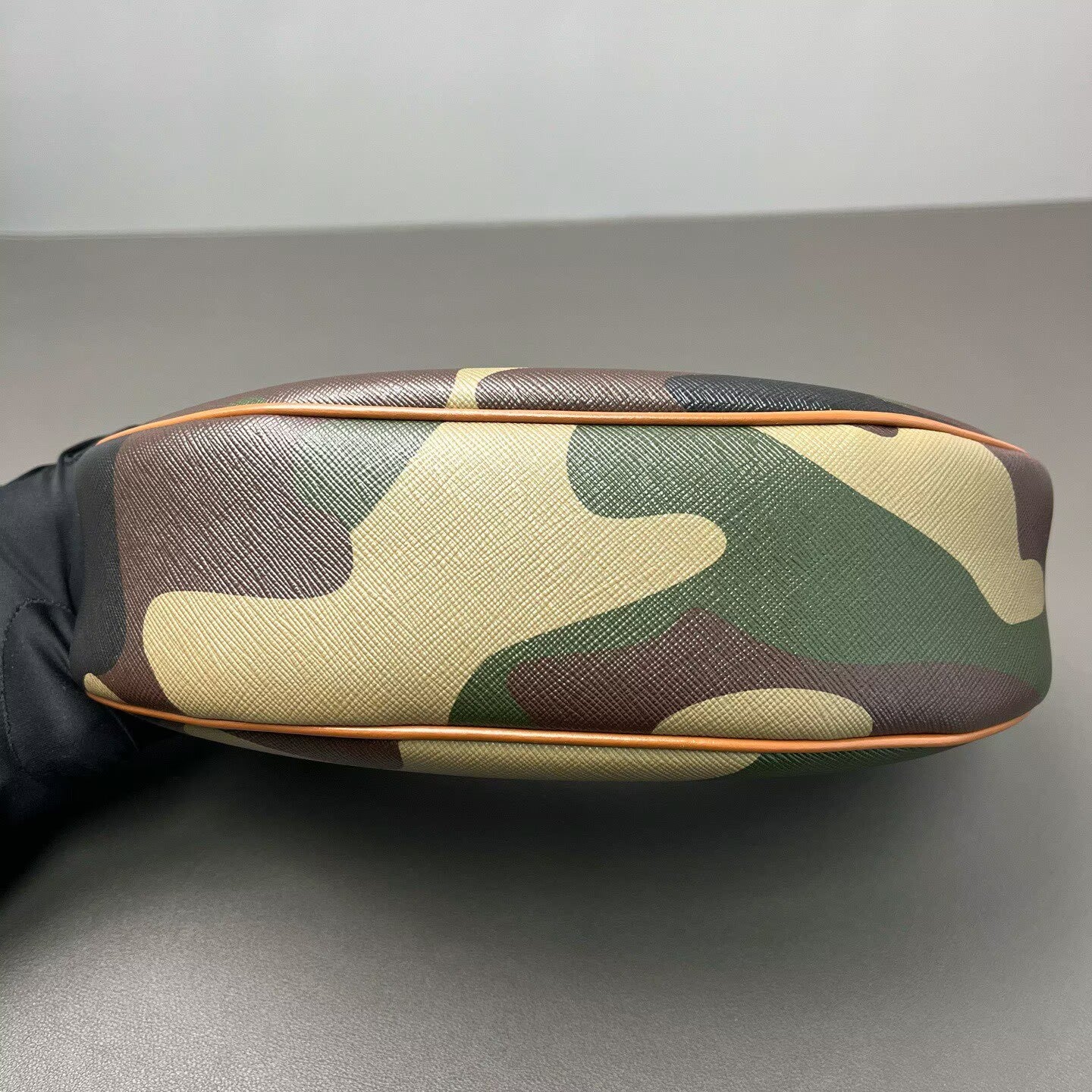 Celine - AVA - PVC coated canvas with leather trim - Multicolour camouflage with orange accents - (Medium)