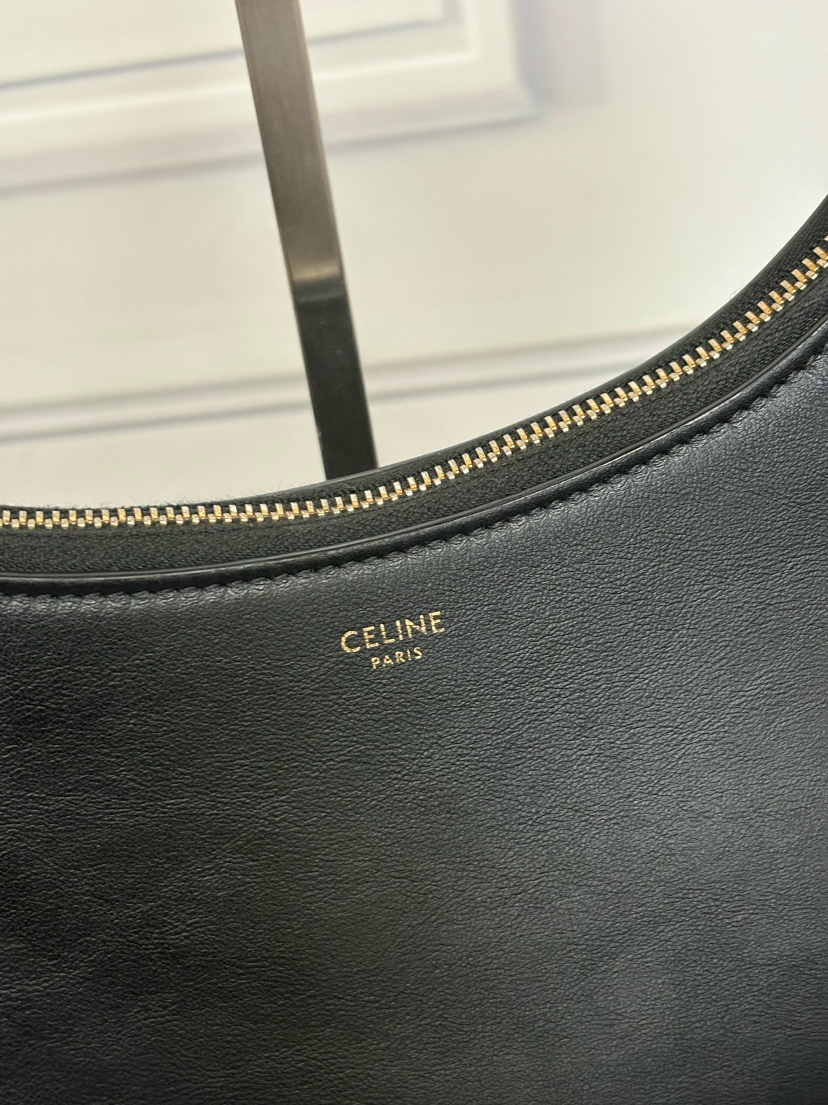 Celine - Ava Strap - Leather - Black