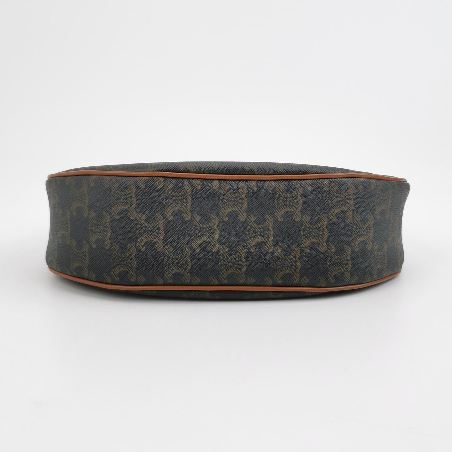 Celine - AVA Triomphe - Coated canvas and leather - Brown - (mini)