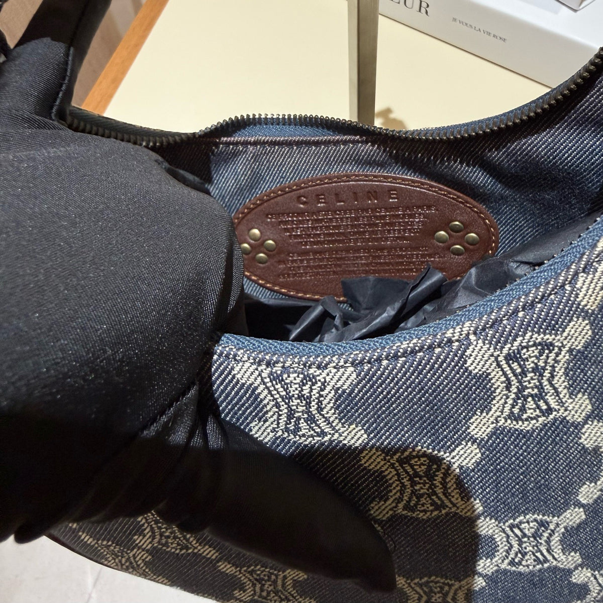 Celine - Ava Triomphe Denim - Denim - Jeans - Blue - (small)