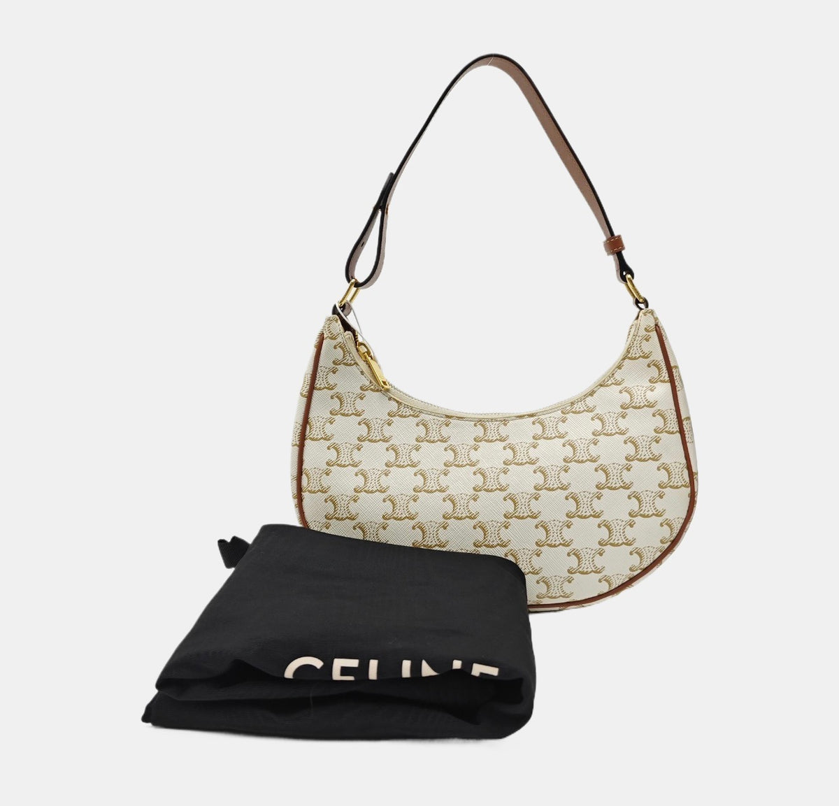 Celine - Ava Triomphe - Leather - White - (mini)
